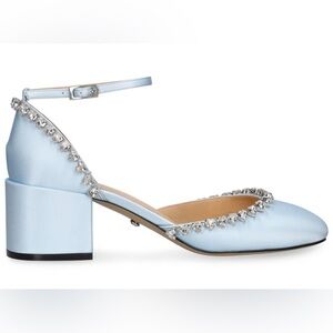 MACH & MACH Audrey Satin Heels